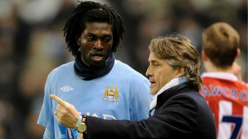 Adebayor: “Mancini non è un grande allenatore. Si fa comprare 40 giocatori, ma poi…” article-post