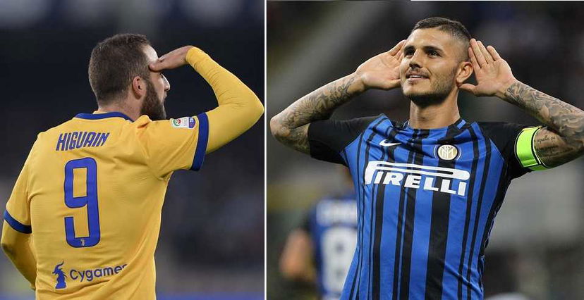 Maurito che incrocia il Pipita: Juve-Inter è un bel brivido-scudetto preview