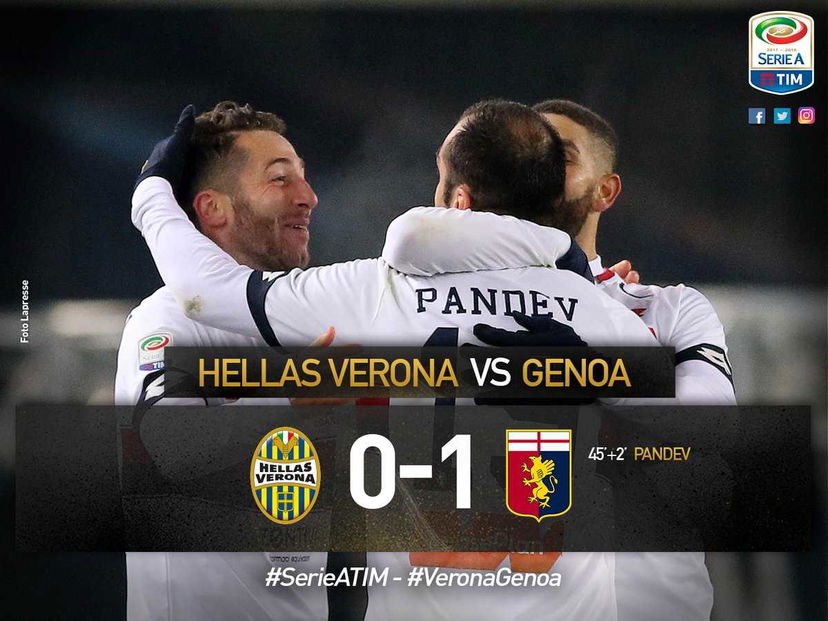 Serie A: Pandev castiga il Verona, il Genoa espugna il “Bentegodi” 1-0 preview