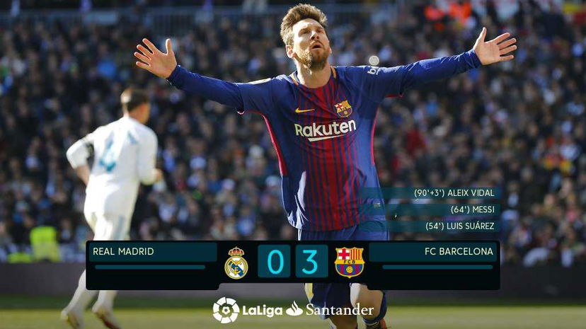 Il Clásico è blaugrana: tris Barça al Bernabeu, Real a -14 dalla vetta preview