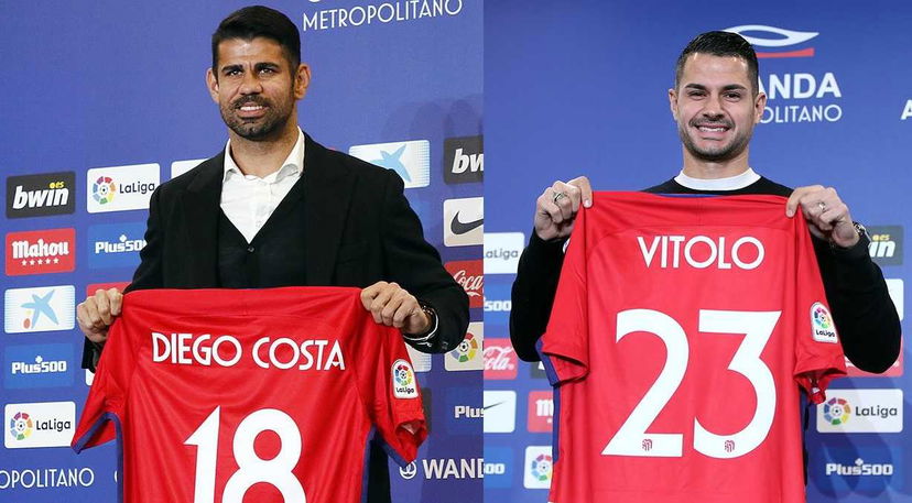 Atletico, presentati Diego Costa e Vitolo. Le foto preview