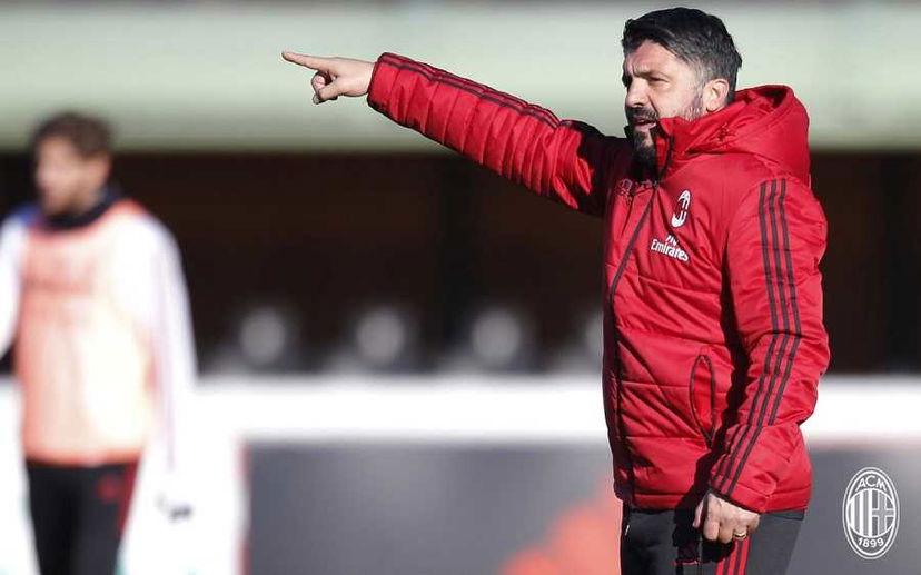 Milan, i convocati di Gattuso per la Spal. Anche Conti con la squadra preview