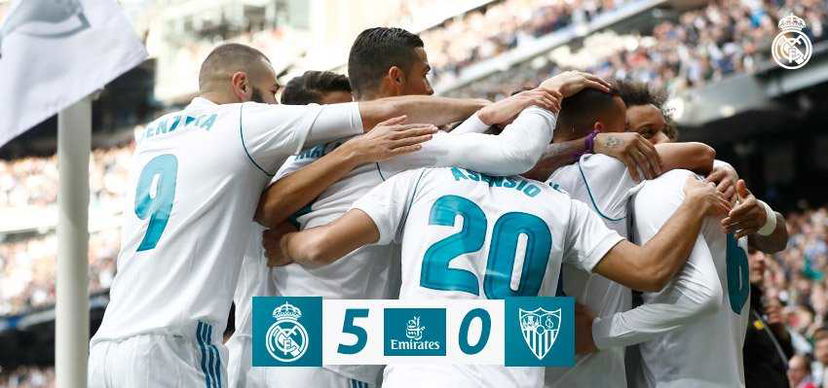 Liga: Real a valanga sul Siviglia, 5-0 e doppietta di CR7 preview