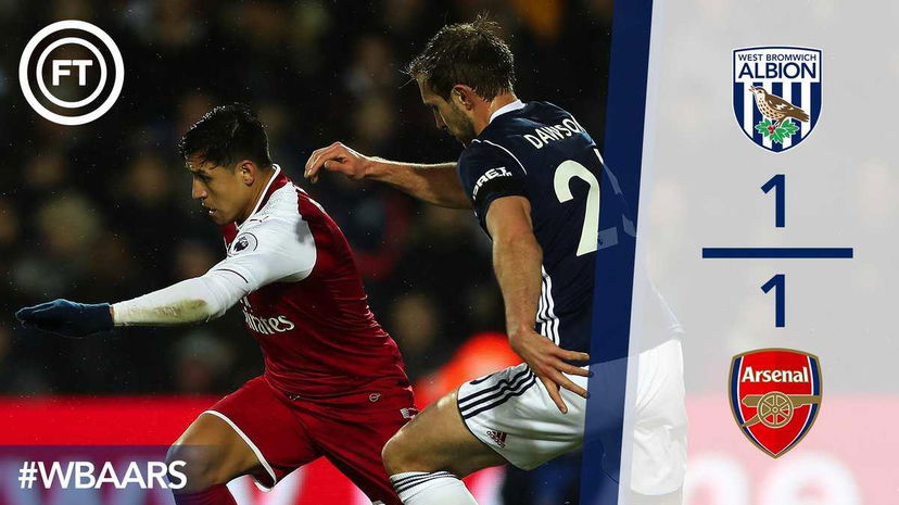 Premier League: West Bromwich-Arsenal 1-1, Jay Rodriguez risponde a Sanchez preview