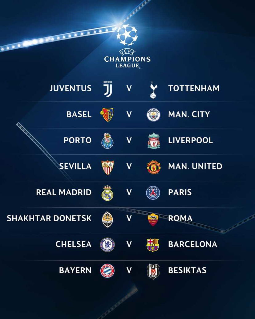 Champions League: ecco il calendario degli ottavi, con gli impegni delle italiane preview