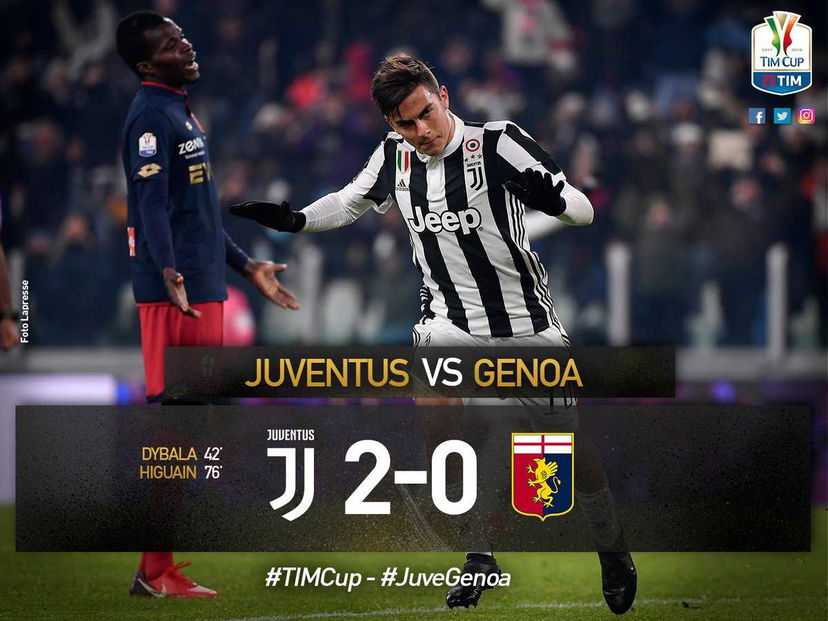 Coppa Italia: la Juve in HD stende il Genoa e si regala il Toro, ai quarti sarà derby! preview