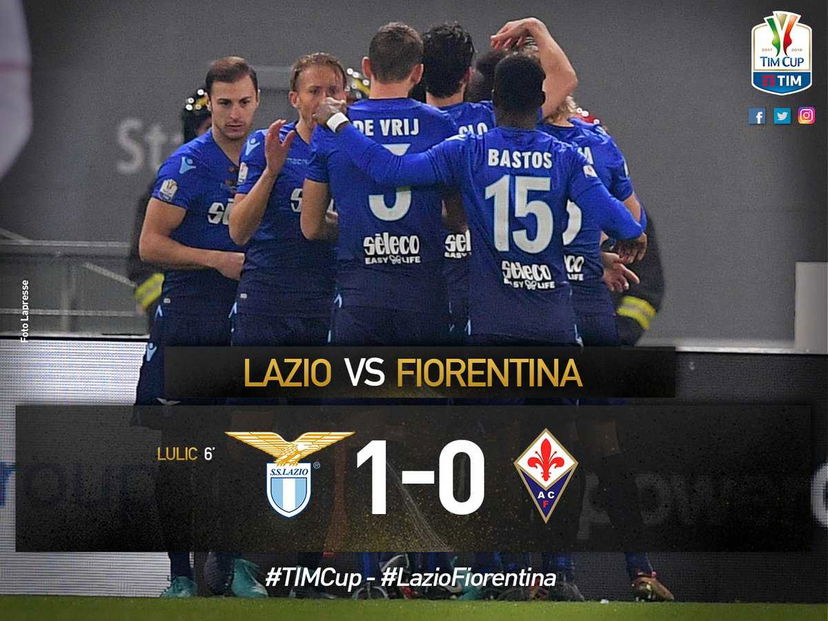 Lazio in semifinale, è sempre Lulic l’uomo della Coppa Italia: Fiorentina ko 1-0 preview