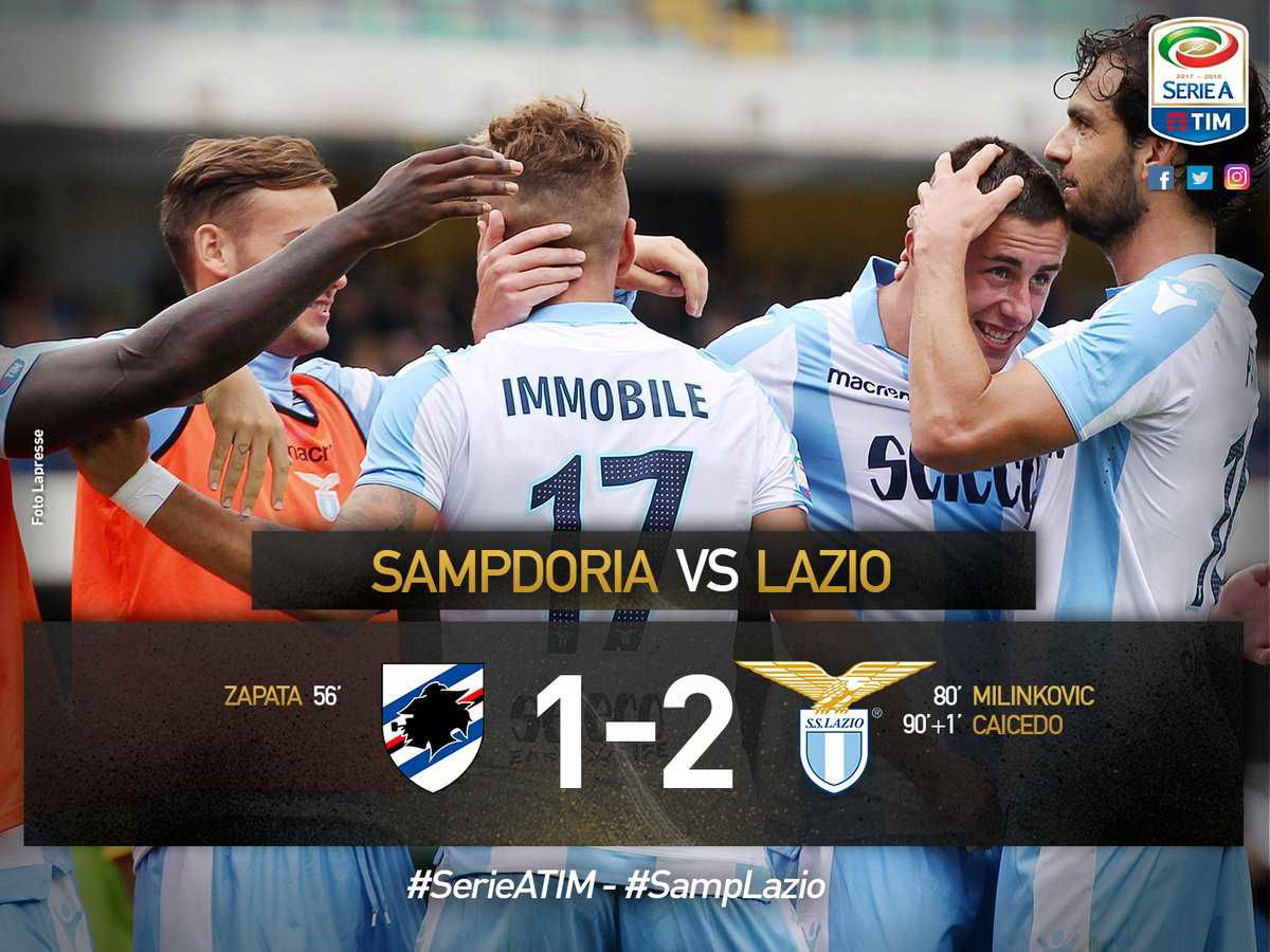 Samp, la striscia di vittorie a Marassi si interrompe con la Lazio: decide Caicedo in rimonta al 91’ article-post