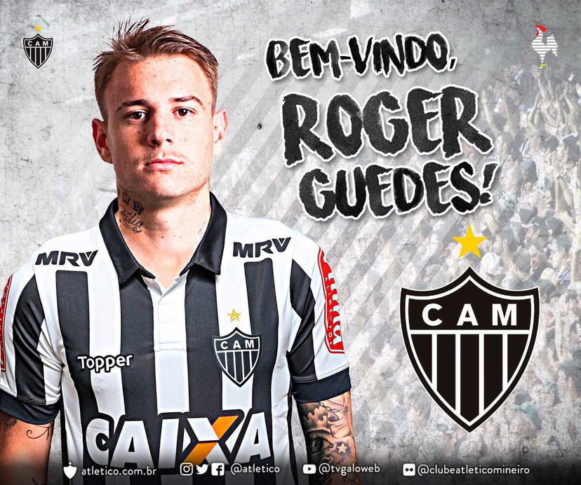 Ufficiale: Atletico Mineiro, ecco Roger Guedes. E Marcos Rocha va al Palmeiras preview