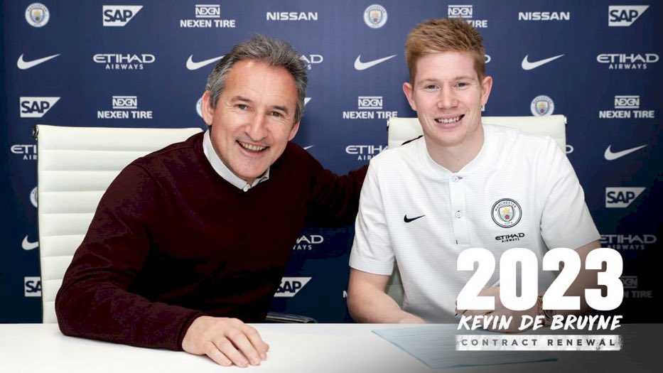 Ufficiale: Manchester City-De Bruyne, avanti fino al 2023 article-post