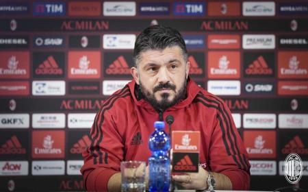 Gattuso conferenza Milan Twitter