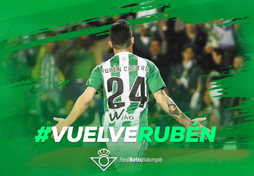 Ufficiale: Betis, torna la leggenda Ruben Castro preview