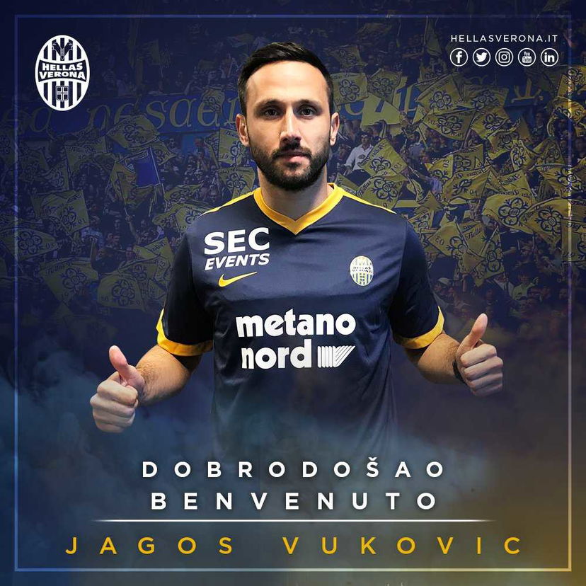 Ufficiale: Hellas Verona, preso Vukovic dall’Olympiakos preview