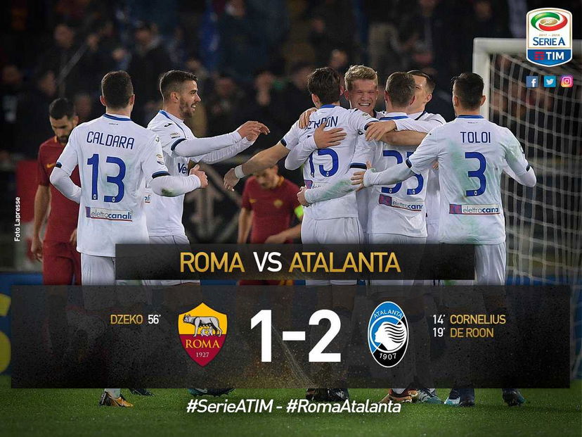 Serie A: impresa Atalanta, affossa la Roma all’Olimpico resistendo in 10 per un tempo! preview