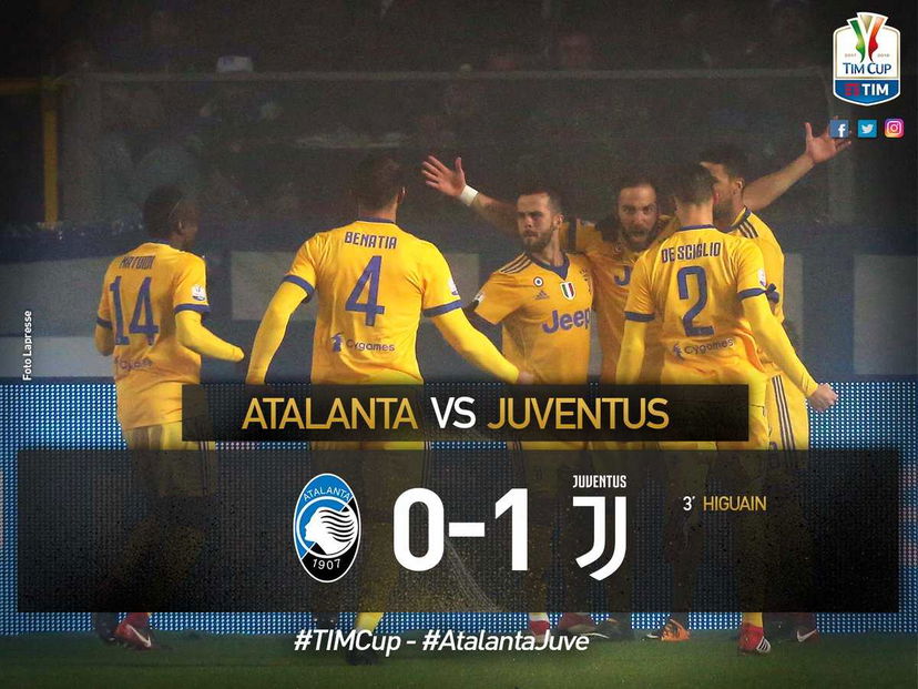 Coppa Italia, la Juve sbanca Bergamo e si avvicina alla finale: Higuain stende l’Atalanta preview