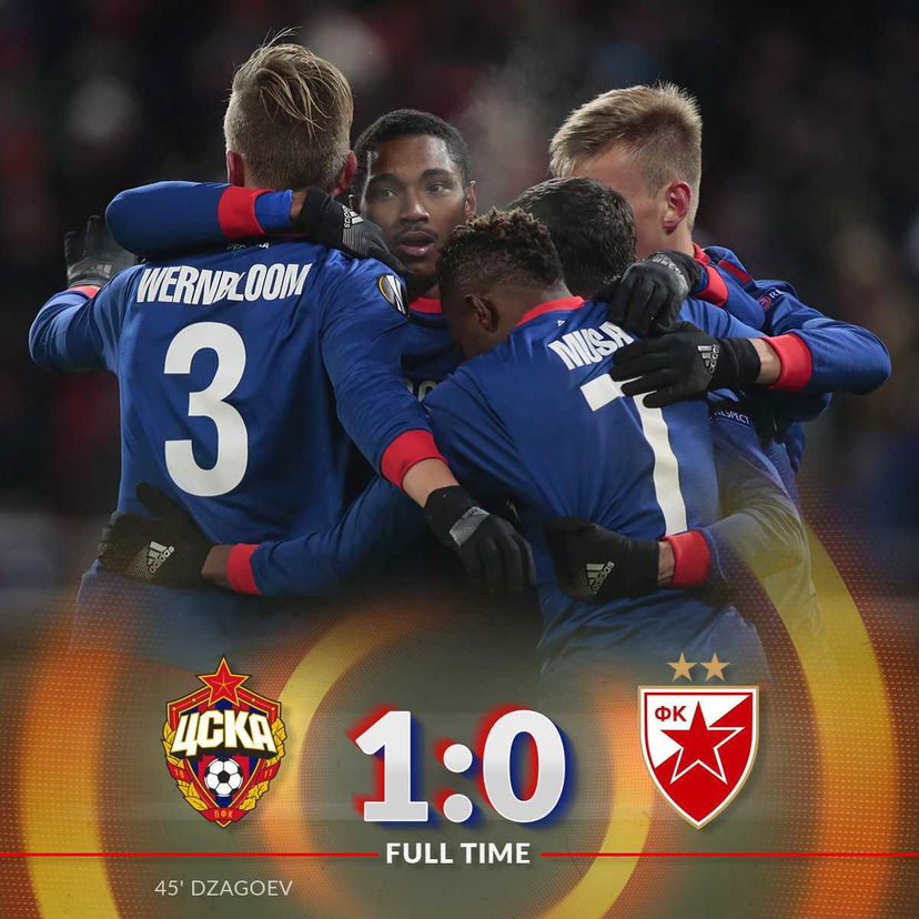 Europa League: il CSKA Mosca vola agli ottavi con un gol di Dzagoev. Stella Rossa ko preview