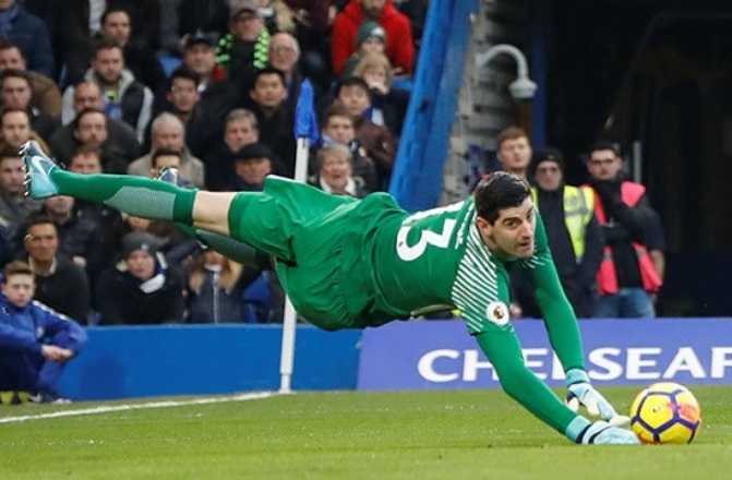 Courtois 17-18 Chelsea Twitter