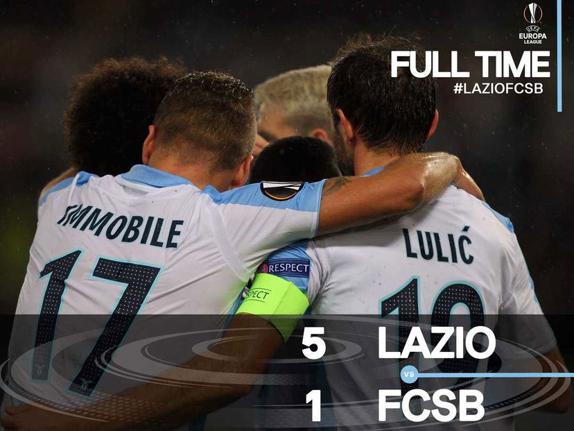 Europa League: Lazio, manita alla Steaua con super Immobile. Inzaghi vola agli ottavi preview