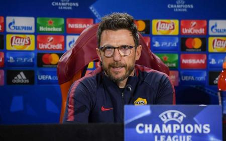 Di Francesco conferenza Champions Roma Twitter