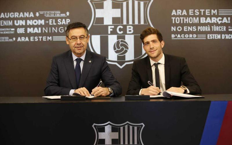 Sergi Roberto rinnovo 2022 Barcellona Twitter