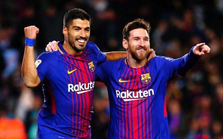 Suarez + Messi Twitter uff Liga