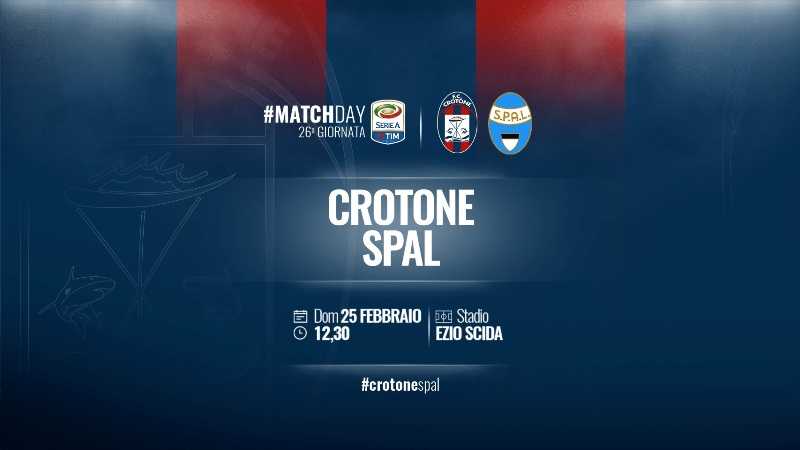 Serie A: Crotone-Spal, le formazioni ufficiali article-post