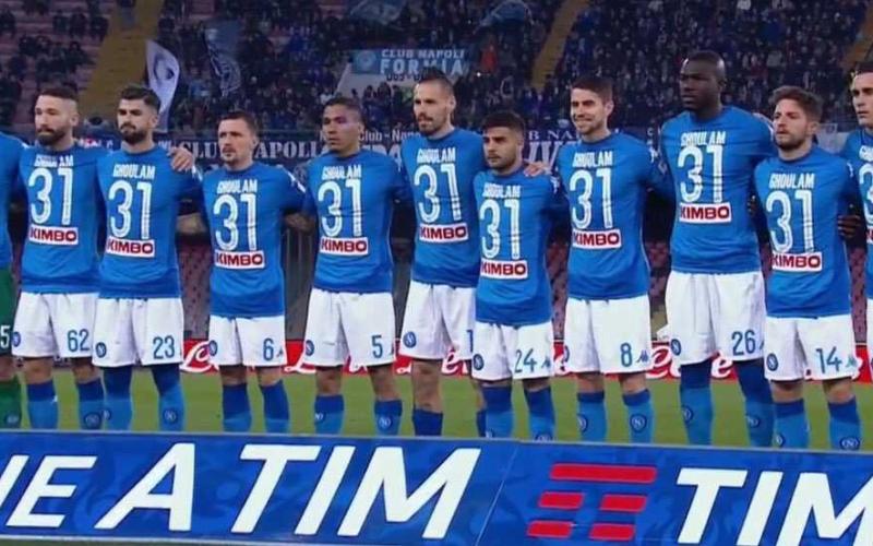 Maglia Home Napoli FAOUZI GHOULAM Maglia Home Napoli FAOUZI GHOULAM