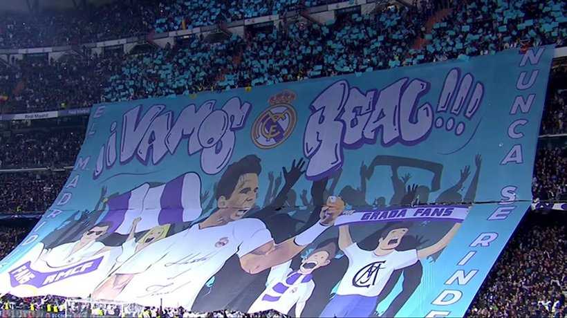 Real-Psg: coreografia del Bernabeu in omaggio a Rafa Nadal, tifoso d’eccezione e re del Roland Garros preview