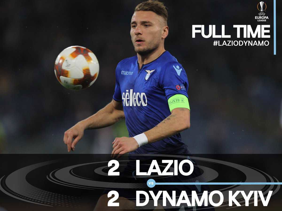 Lazio, non bastano Immobile e Anderson: la Dinamo Kiev strappa un 2-2 all’Olimpico article-post