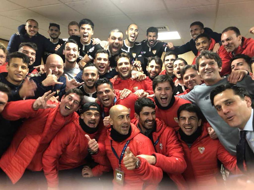 Il Siviglia e una notte storica: la festa di Montella e dei giocatori sui social preview