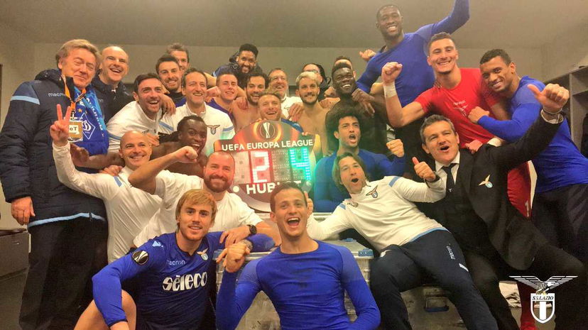 Lazio, la caduta di Inzaghi nell’esultanza e la festa social. Foto e video preview