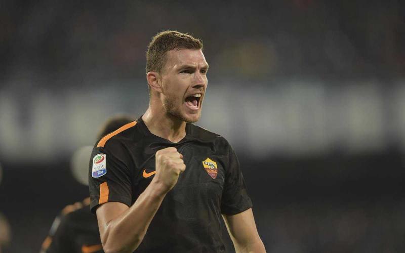 Dzeko Twitter ufficiale Roma