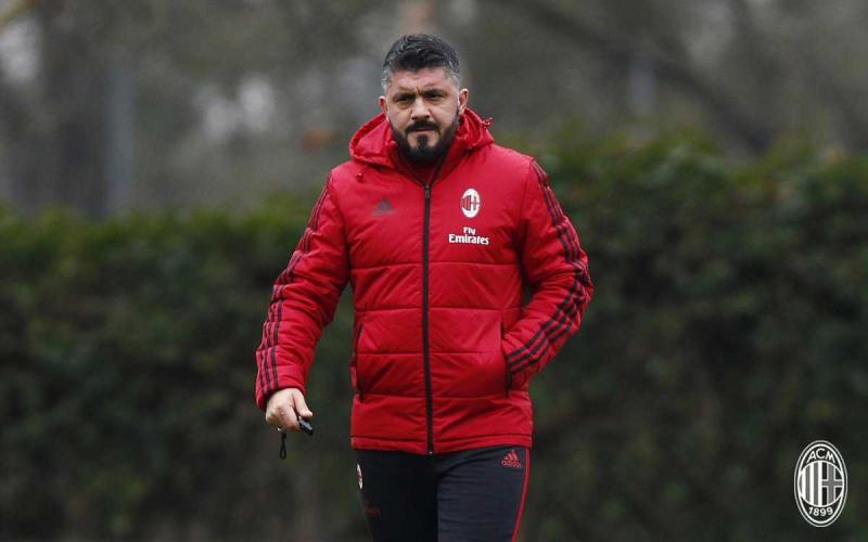 Gattuso Gennaro allenamento Milan Twitter