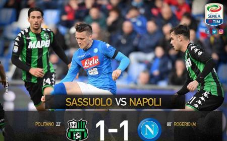 Sassuolo Napoli 1-1