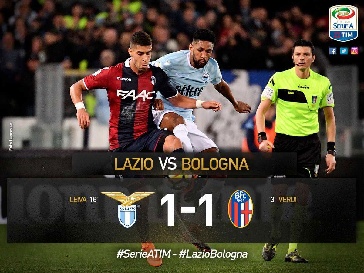 Serie A: Lazio-Bologna 1-1, Lucas Leiva risponde a Verdi article-post