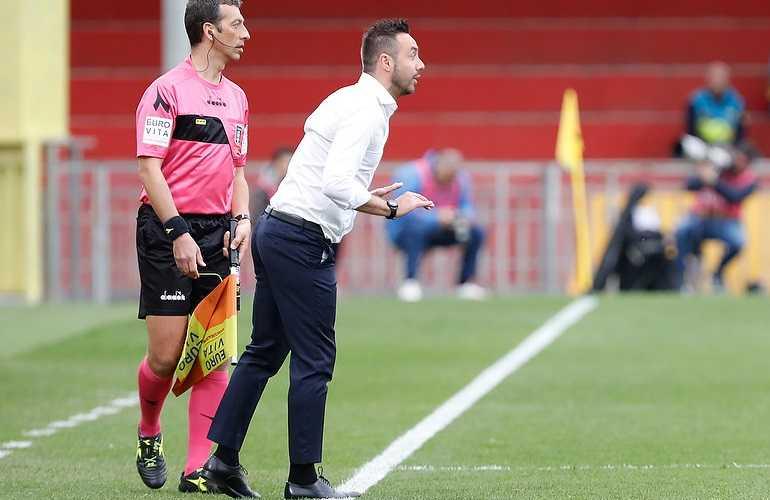 De Zerbi panchina Benevento Facebook