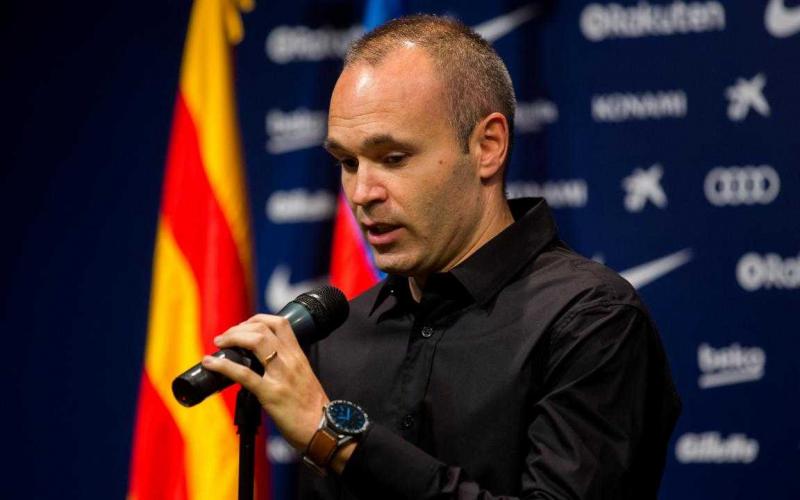Iniesta conferenza Barcellona Twitter
