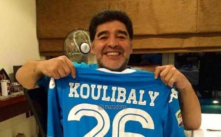 Maradona maglia Koulibaly Foto Maradona Instagram