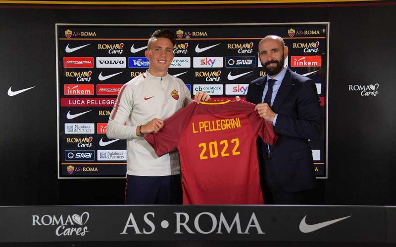 Pellegrini Luca rinnovo 2022 Foto Roma Twitter