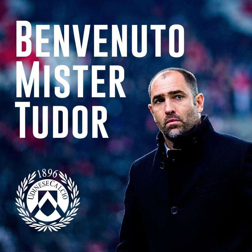 DALL’ESPERIENZA CON LA JUVE ALLA PRIMA PANCHINA IN SERIE A: TUDOR ABBRACCIA L’UDINESE preview