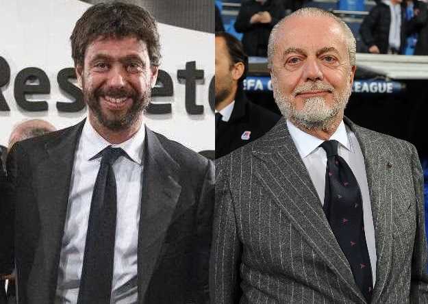 agnelli-de laurentiis Juve-Napoli