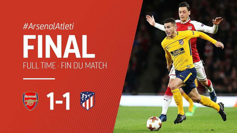 Atletico di ferro in casa Arsenal, pari preziosissimo in 10 uomini: Griezmann risponde a Lacazette preview