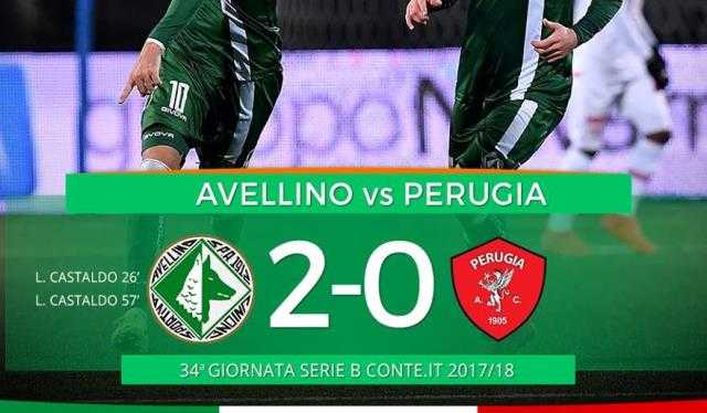 Avellino, effetto Foscarini: l’eterno Castaldo stende il Perugia con una doppietta preview