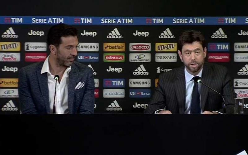 Buffon conferenza addio al calcio Foto Juventus sito ufficiale