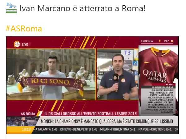 Roma, ecco Marcano: il difensore spagnolo è sbarcato a Fiumicino. Il video preview