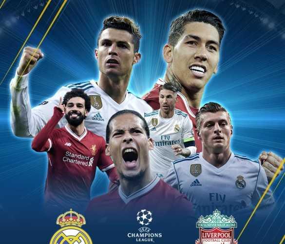 Grafica finale Real Madrid Liverpool Foto Champions League Twitter