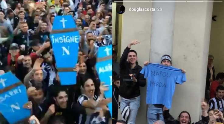 Tweet del Napoli: “Indignati per l’atteggiamento vergognoso e offensivo di alcuni calciatori della Juve” preview