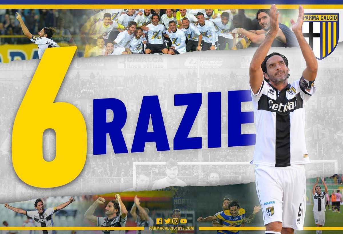 Parma, Lucarelli lascia il calcio: “Qui sono morto e rinato. Grazie a tutti, giusto dire basta” article-post