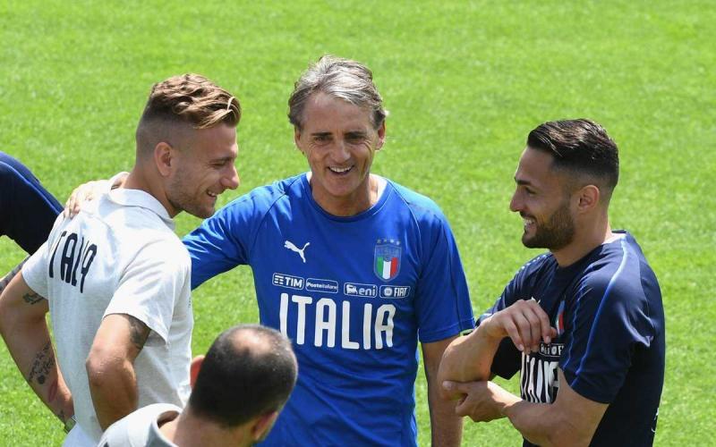 Mancini training Foto vivoazzurro