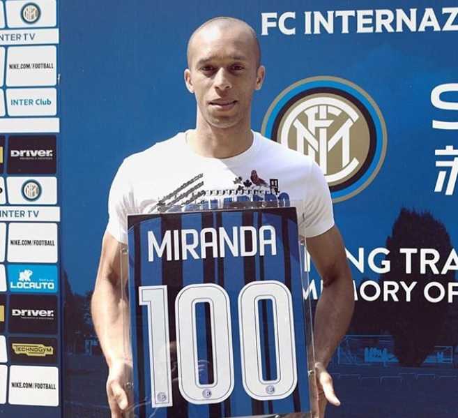 Inter, Miranda fa 100 in nerazzurro: “Sono orgoglioso” preview